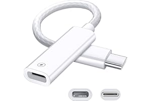 ACAGET Adattatore da USB-C a Lightning per iPhone 15 Pro Max,Supporto 27W PD ricarica Rapida&trasferimento dati,adattatore da Lightning femmina a usb-c maschio per MacBook Pro,per iPad 10th,Non Per Audio/OTG