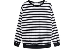 TOFOTL Tee Shirt Homme Humour Marque Pas Cher Sweatshirts Homme Manches Longues Rayee Marque T-Shirt Homme Col Rond Casual