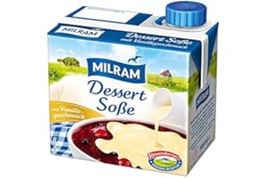 EBANEY MILRAM Dessert-Sosse Vanille, 12er Pack (12 x 500 ml)