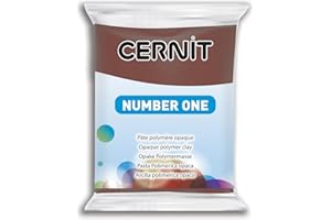 CERNIT CE0900056800 Nummer eins Lehm 56 G, braun, 7 x 5.5 x 1.5 cm