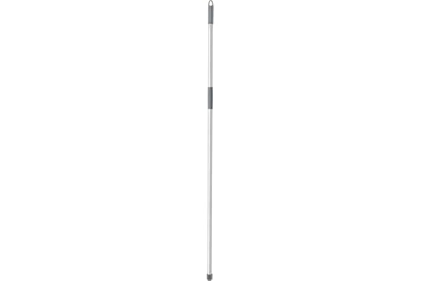 Mery Bâton en Aluminium Hexagonal 140 cm Professionnel avec Double poignée, Gris