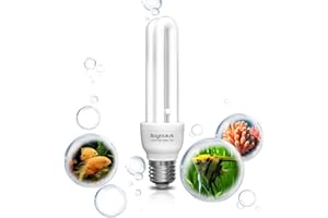 BrightArk E27 Fish Tank Light Bulbs,15W Aquarium Light Bulb Brightday White Replacement Bulb for The Fish Pod 48,64 and 120 Litre Aquarium,Ideal for After Dark Lighting