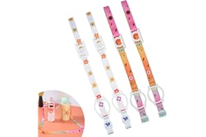 Appeso Corda Bottiglie di Bevande, JANDH 4 Pezzi Fibbia per Bottiglia D'acqua, Tracolla Regolabile Bottiglia D'acqua per Trasportare Bottiglie D'acqua e Brocche