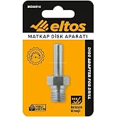 Eltos Matkap Disk Aparatı, M14, Matkap Uyumlu, Korozyon Diren&ccedil;li, Disk Altlığı Bağlama