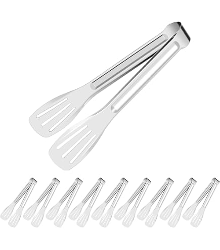 Set Di 4 Pinze Da Servizio In Acciaio Inox 9 Pollici - Per Cucina, BBQ E Buffet - Foto 5
