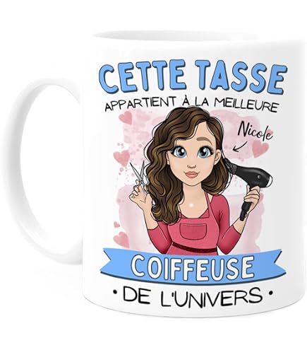 Mug Personnalisé Maîtresse Tu Vas Me Manquer – Cadeau Fin D'Année École Merveilleux, Tasse Céramique 330 Ml Imprimée En France