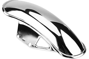 AKOZON Motore Parafango Anteriore Del Motociclo Parafango Anteriore Copertura In Metallo per GN125 GN250 (CROMO) moto 650 anteriore parafango moto anteriore parafango anteriore parafango cafe racer anteriore