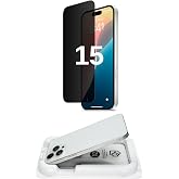 [EASY INSTALLATION] GHOST Extra HD Premium Sapphire Glass Screen Protector compatible with Apple iPhone 15