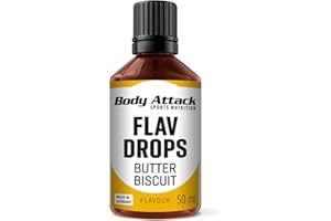 Body Attack Flav Drops Butter Biscuit 50ml