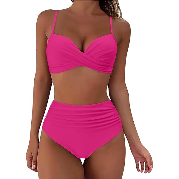 Bikini 2 Pièces Femme TTPSRY - Triangle Rembourré Bas Slip