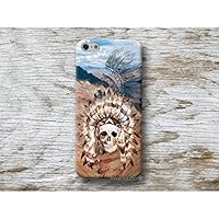 Indischer schädel Handy Hülle Handyhülle für Samsung Galaxy S8 Plus S7 S6 Edge S5 S4 mini A3 A5 J5 2016 2017 Note 4 5 Core Grand Prime