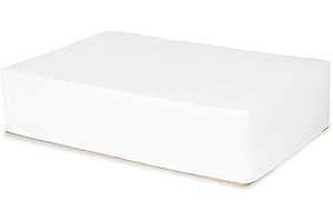 TEXDEKO GMBH TexDeko Husse für Europaletten Überzug wasserabweisend Bezug für Europaletten (2 Paletten 120x80x29cm, Weiß)