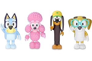 BlueY Giochi Preziosi Friends Pack, zestaw 4 przegubowych postaci i Friends Snickers, Honey i Coco, jak w telewizji, dla dzieci od 3 lat, BLY01200, wielokolorowy