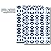 Supertogether Pack of 90 , 31x20mm , Scotland Flag Stickers Scottish St Andrews Labels