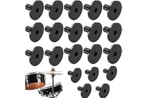 LUYLMO 20 Stück Beckenständerhülsen, Beckenhüllen für Trommelbeckenständer, Beckenhülsen & Beckenständer Hülsen, Verschleißfeste Trommel Beckenständer Hülsen,Beckenhüllen für Trommelbeckenständer