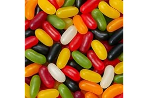 Jelly Beans Sweets -1kg - Retro Jelly Beans Assorted Sweets Pick and Mix for Sharing, Gifts, and Parties, 1 Kilo Bulk Bag. From Bentley & Ackerman Sweet Shop.