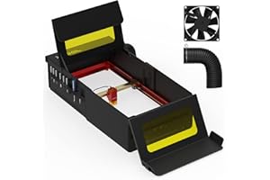 xTool Enclosure Max, Accesorios de Grabador Láser Ignífugos y a Prueba de Humo, Caja de Seguridad Plegable para D1 y Otros Cortadores Láser