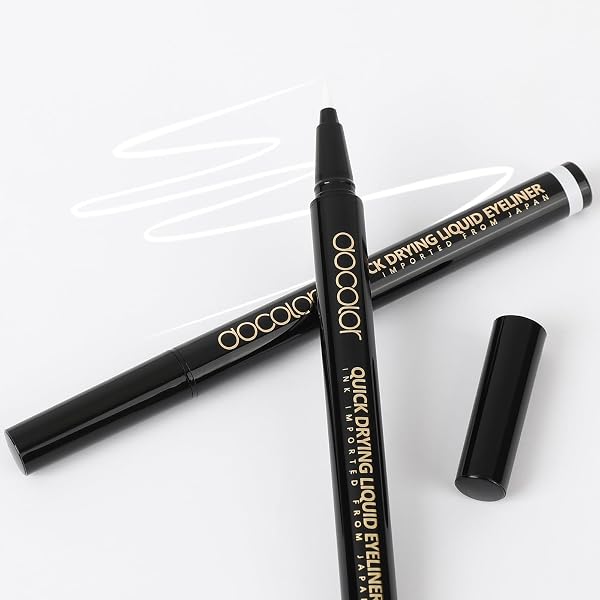 MB Milano Flüssiger Eyeliner – Intensives Schwarz, Präziser Applikator, 12 Stunden Halt, Made In Italy