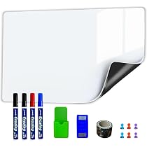 Lyzzxi Selbstklebende Tafelfolie Magnetisch, 50x100 Cm, Schwarz – Abwischbar, Mit Kreidemarkern & Magneten, Für Wand, Büro Oder Kinderzimmer