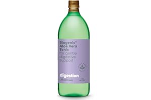 Lifestream Aloe Vera Juice 99.7% Pure Inner Leaf Organic with Naturlock Process for Gut and Digestive Health – Vegan, Non GMO, 1250ml