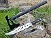 Produktbild *4er SWAT-Set* Tactical Kommando Multifunktions Downrange Tomahawk M-48 AXT/Beil / Wurfaxt + Canada Forrest Ranger 2th. Bowie- Jagd- Outdoor- Survival- Messer + Dolch Beimesser + 12in1 Survival-Card