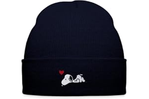 Spreadshirt Peanuts Snoopy Liebe Herz Love Stick Wintermütze