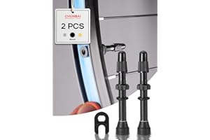 Valve Tubeless VTT, CHUNBAI® 2Pcs Valve Tubeless, Valve Velo, Valve Presta, Valve Tubeless VTT, 48mm, Valve VTT Tubeless Universel