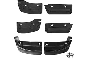 JOJOCY Mud Flaps for Tesla Model 3 2017-2023, Splash Guard, Dirt Guard, No Drilling, Adhesive Tape, Splash Guard, Mudguard for Tesla Model 3, Accessories (Model 3), 6 Pieces