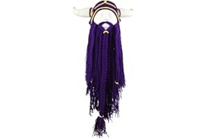 YEKEYI Erwachsenen-Bartmütze mit Hupe, warm, gestrickt, Wolle, lustige Totenkopfmütze