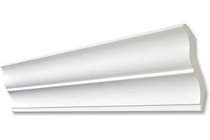 DECOSA Moulure S110 (Svenja) - polystyrène - blanc - 95 x 95 mm - longueur 2 m - 10 pièces (=20 m)