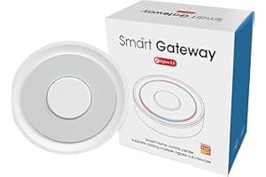 RISOON Tuya Zigbee 3.0 hub per Smart Home, wireless, controllabile da remoto con App, compatibile con Alexa, Google Assistant e Smart Life App (ZigBee Gateway)