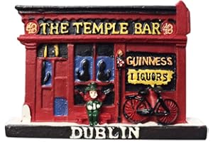 WEDAREGO Magnete da frigorifero 3D Dublino Irlanda Dublino in resina fatta a mano, decorazione per casa e cucina