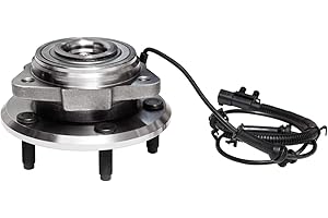 Front Wheel Hub and Bearing Assembly Compatible With 2007 08 09 2010 Jeep Wrangler JK AUQDD 513272 [5 Lug W/ABS]