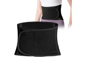 YANGUN Rückenwärmer Winter Dicken, Rückenwärmer Gürtel Elastisch für Damen Herren, Kaschmir Nierenwärmer mit Klettverschluss, Bauchwärmer, für Taillengrößen von 105–120 cm