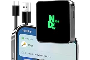 Seinxon Buscador de artículos Utrla Tag Purse Tracker Tipo-C Carga IP65 Funciona con Apple Find My APP & Network (solo iOS) NiceDay