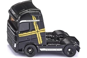 siku 1543, Camion-Tracteur Volvo FH16 Performance, Noir, Métal/plastique, Pneus en caoutchouc, peut être combiné avec des remorques siku à l'échelle 1:87