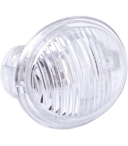 NSLUMO – Indicatori Di Direzione Laterali LED Dinamici Per Fiat 500/Abarth, Ford Ka, Lancia Ypsilon, Alfa 4C – 2 Pezzi, Lente Trasparente, Luce Ambra
