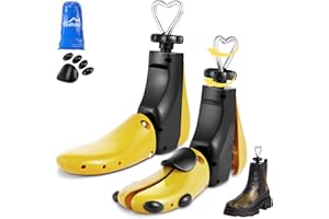 Exshoiu Hormas para Zapatos Hombre Mujer Hormas para Botas, Profesional Ensanchador de Zapatos y Botas, Estirador de Zapatos Ajustable Anchura y Longitud