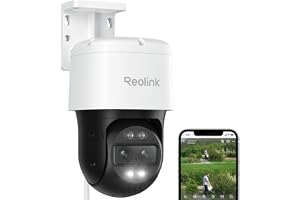 Reolink 4K Övervakningskamera Utomhus PoE Dubbellins PTZ, 6X Hybridzoom