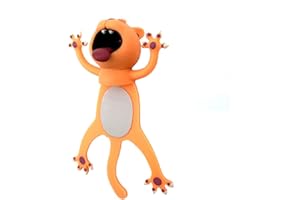 Lovely Bookmarks, KOSTOO Funny 3D Cartoon Bookmark Animals Reading Bookmarks for Students Office Stationery Creative Gift Ideal for Boys Girls (Cat)