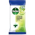 Dettol Antibacterial Lime & Mint Cleaning Wipes - 126 Count | Germ Protection, Fresh Scent, Multi-Surface Use, Convenient for Home, Office, Travel, Hygiene Essentials