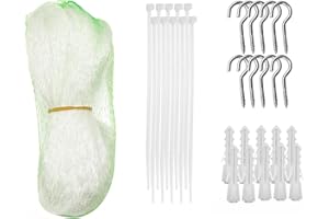 QILUCKY Filet de Protection Transparent pour Chat Peut être découpé et résistant aux morsures pour sécuriser la terrasse, Les fenêtres et Les Portes du Balcon sans perçage(3 x 3 m)