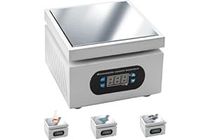 Kocusu Plaque Chauffante de Soudure, 350 W PCB Station de Soudage avec écran LED 0-400℃ Réglable pour Micro-ordinateur, Préchauffage Electrique, Réparation de Téléphone Portable, Rework SMD