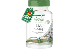 ‎FAIRVITAL Fairvital | PEA 400mg - 90 Kapseln - Palmitoylethanolamid - Für 3 Monate - Qualitätsgeprüft und sicher dosiert - 100% vegan - Made in Germany