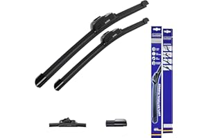 Axeblink Wiper Blade For HYUNDAI i10 Hatchback 2007 To 2013 U-Hook Flat Aero Front Wiper Blade (22'' & 16'', U-Hook)