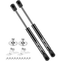 HUOPO Gasdruckfeder 25,4 Cm, 11,3 Kg Kraft – Für LKW-Werkzeugkasten, Wohnmobil-Türen, Bootsdeckel (2 Stück)