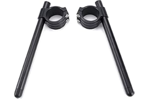 Fullibars kit Demi Guidon bracelet Ø 31mm pour moto fourche Ø 31mm cafe racer custom guidon Inclinaison 7°de tube Ø 22.2mm,CNC Réalisés en aluminium