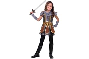 amscan Girls Warrior Cutie Book Week Fancy Dress Costume