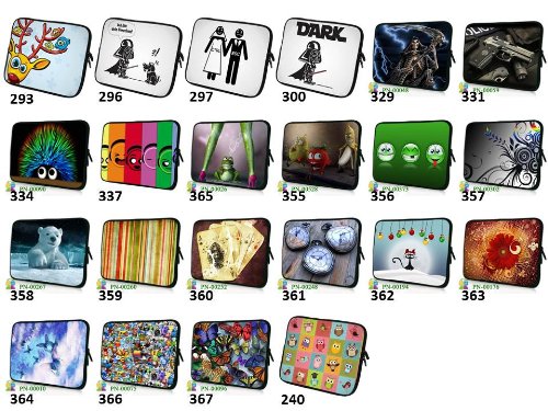 6 Zoll eBook-Reader (z.B. Amazon Kindle Paperwhite / Voyage / Oasis, Tolino Shine 2HD / Vision 3 HD, Kobo Glo HD / Aura, Icarus Ilumina HD, PocketBook Basic 2, Sony PRS-T3) Schutzhülle – sehr hochwertige & edel verarbeitete eReader Tasche aus wasserfesten Neopren mit eingenähter Doppelnaht, premium Reißverschluss und aufwendigen Designeraufdruck! Die Hülle eignet sich für eBook diverser Hersteller bis 165x120mm ( zirka 5,8“ bis 6,3“ ) 240 - 3