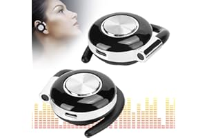 FOLOSAFENAR in Ear Cuffie, Auricolari sportivi Riduzione intelligente del rumore Gancio per l'orecchio in gomma di Cuffie per allenamento in palestra(Argento (scatola dei